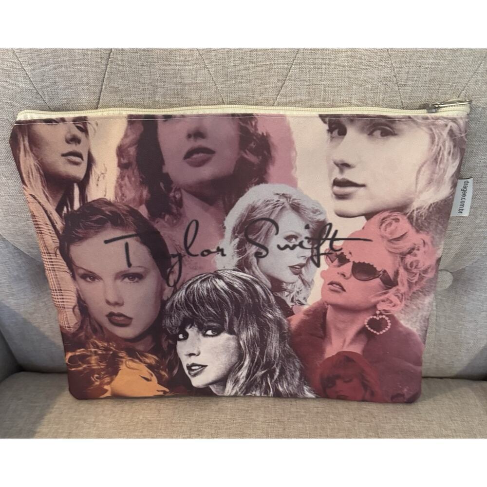 Taylor Swift Eras Cute Zip Closure Pouch / Makeup / Accessories Bag